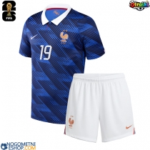 Otroški Nogometni dresi Francija Theo Hernandez #19 Domači SP 2026 Kratek Rokav (+ Kratke hlače)